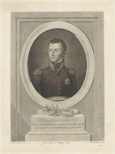Portrait of Willem I Frederik (King of the Netherlands)