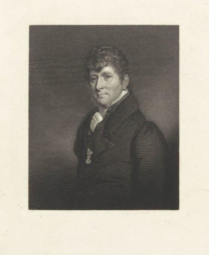Portrait of an unknown man with a medal