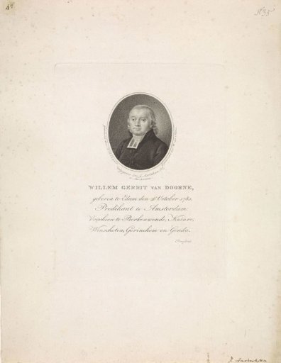 Portrait of Willem Gerrit van Doorne