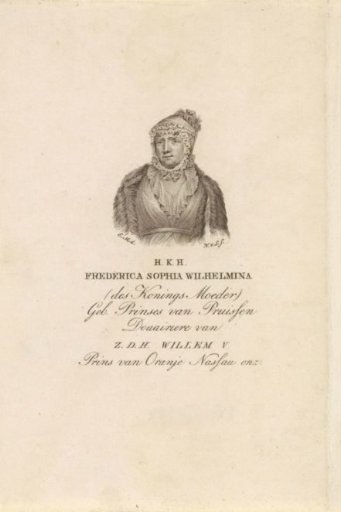 Portrait of Wilhelmina of Prussia (1751-1820)
