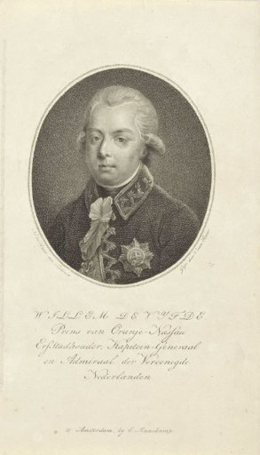 Portrait of Willem V (Prince of Orange-Nassau)