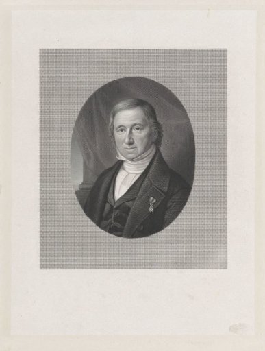 Portrait of the poet and classicist David Jacob van Lennep