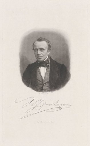 Portrait of the poet and bookseller Willem Josephus van Zeggelen