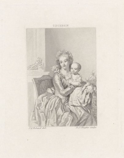 Mother with child on lap