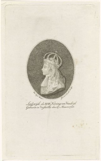 Portrait of Louis XVII of France