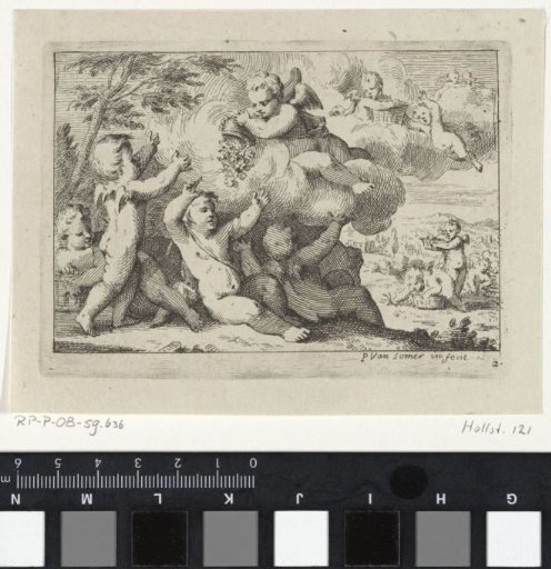 Putti with Flowers