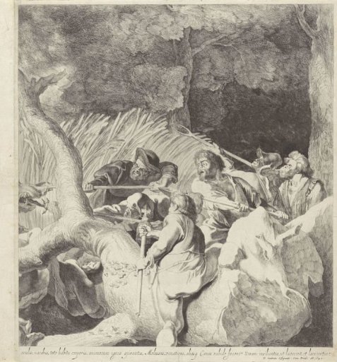 Boar Hunt (right plate)