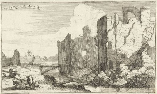 The castle at Breukelen, destroyed by the French in 1672