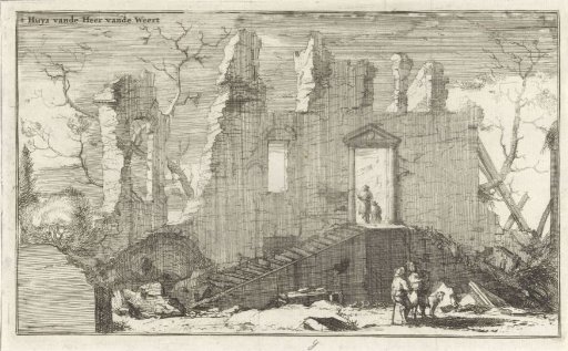 House of Mr. vande Weert, destroyed by the French in 1672