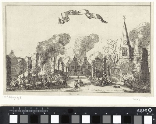 Abcoude, destroyed by the French in 1672