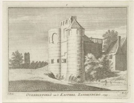 Ruin of Zandenburg Castle, Veere