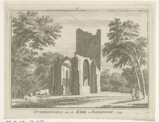 Ruin of the church at Bakendorp, Borsele