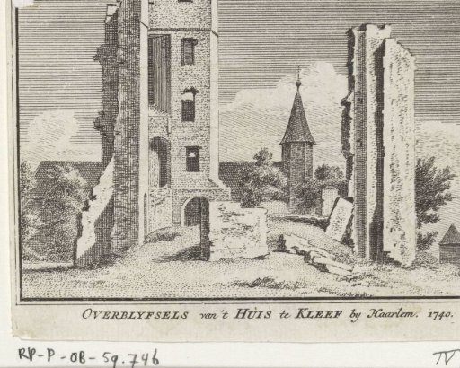 Ruin of Huis ter Kleef, Haarlem