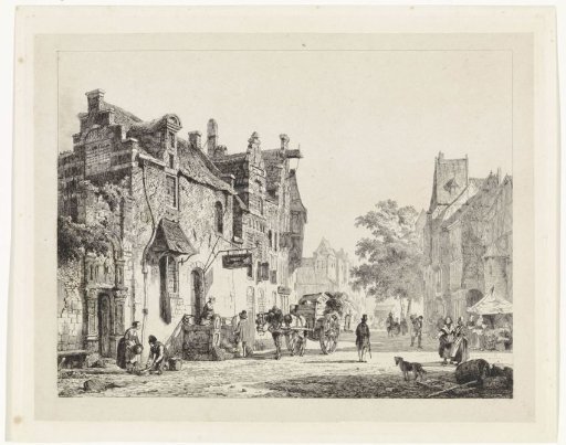 City View with a Horse Cart