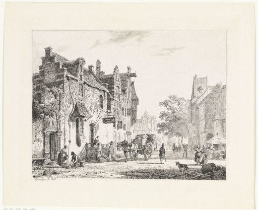 City View with a Horse Cart