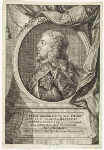 Portrait of Prince Willem IV, Prince of Orange-Nassau
