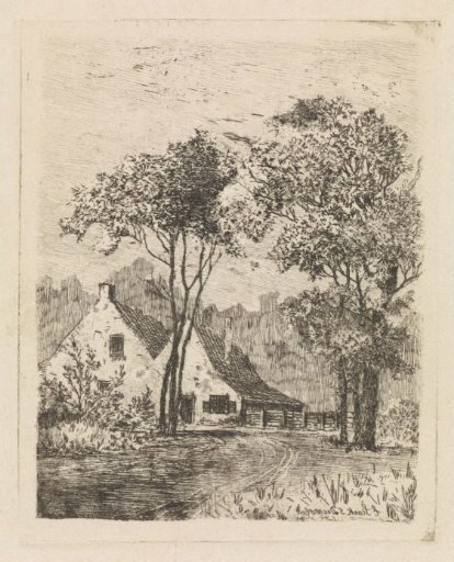 Farm under two trees