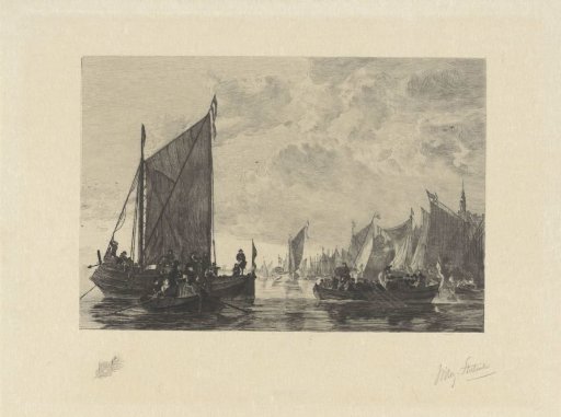 View of the Maas near Dordrecht
