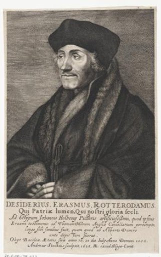 Portrait of Desiderius Erasmus