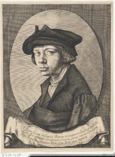 Portrait of Lucas van Leyden