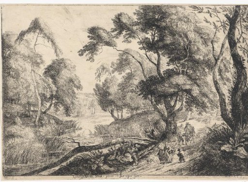 Landscape with a rider