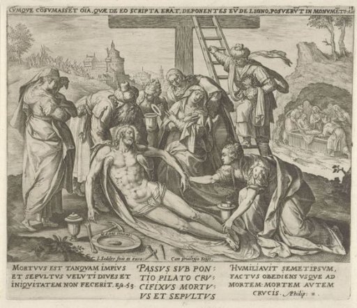 Lamentation of Christ: 'who suffered under Pontius Pilate, was crucified, died and was buried'