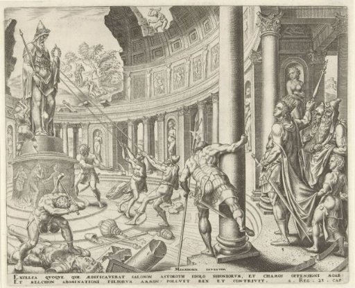 King Josiah Destroys the Temples of Astarte, Chemosh, and Milcom