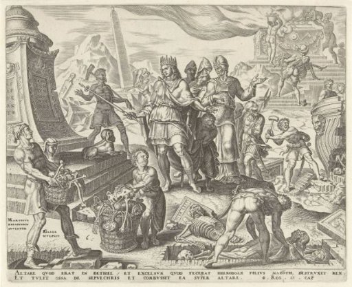 King Josiah Desecrates the Altar in Bethel