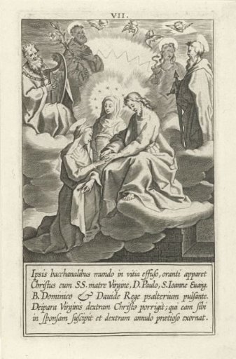The marriage of Catherine of Siena with Christ
