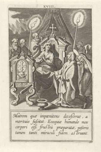 Saint Catherine Calls Her Mother, Who Died in Sin, from the Dead