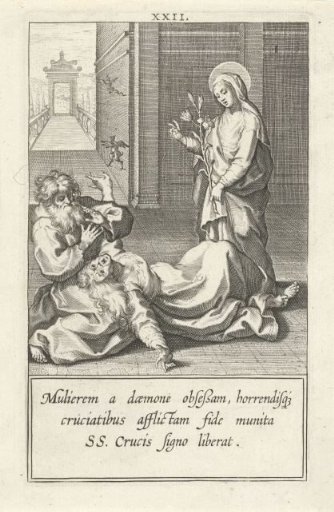 Saint Catherine Delivers a Possessed Person from Her Demons