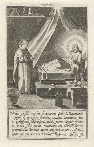 Raymond of Capua Visits Saint Catherine with the Face of Christ