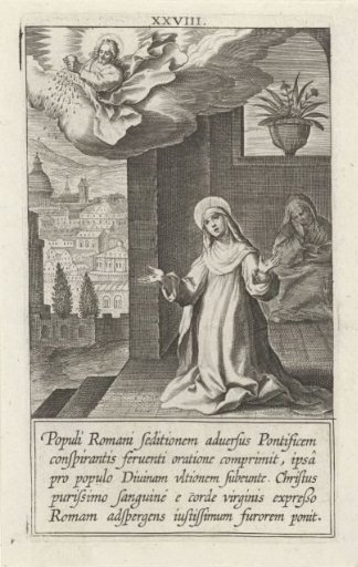 Christ Pours His Blood Over the City of Rome