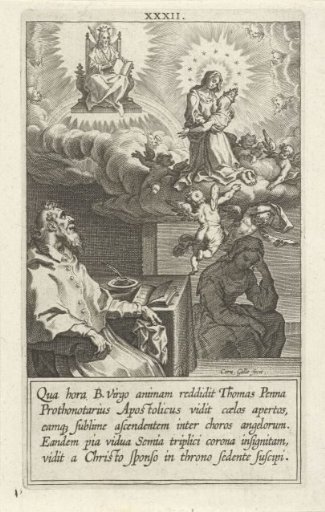Saint Catherine is Assumed into Heaven