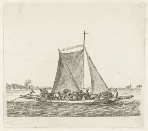 Ferry with passengers