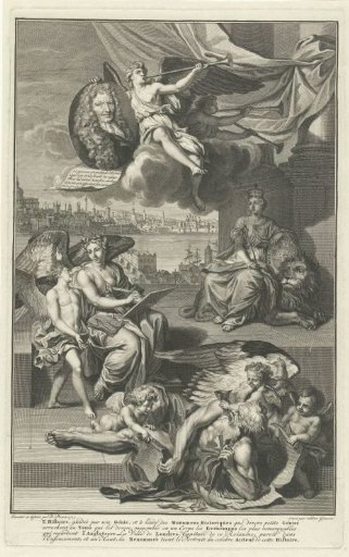 Allegory of the History of Great Britain with the Portrait of Isaac de Larrey