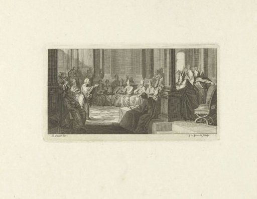 Scholar Defending Himself in a Meeting of Bishops