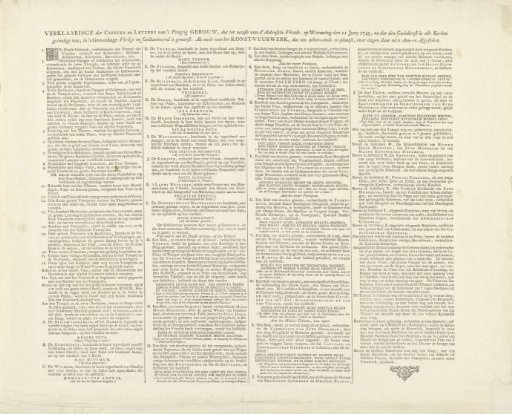 Explanation accompanying the prints of the fireworks in The Hague for the Peace of Aix-la-Chapelle, 1749