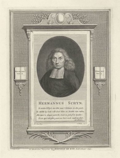 Portrait of the Mennonite preacher Herman Schijn