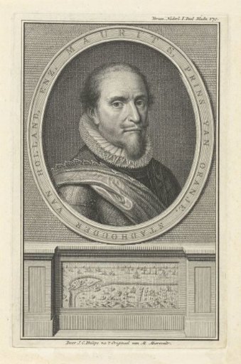 Portrait of Maurits of Orange