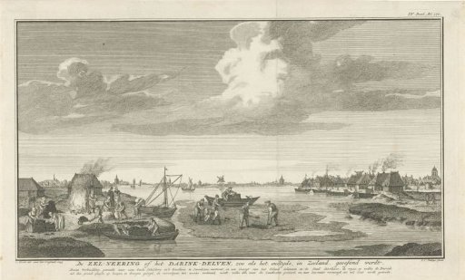 Salt mining in Zeeland, ca. 1600
