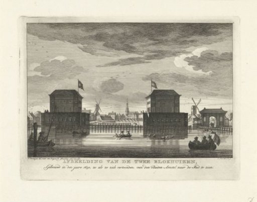 The Blockhouses in the Amstel, 1651