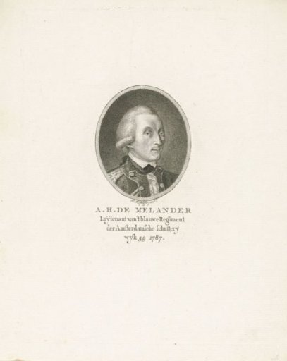 Portrait of August Hendrik de Melander