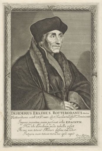 Portrait of Desiderius Erasmus