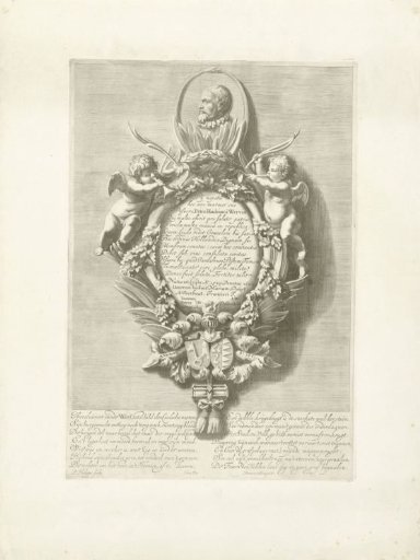 Monument to Pieter Adriaansz. van der Werff in the Hooglandse Kerk in Leiden