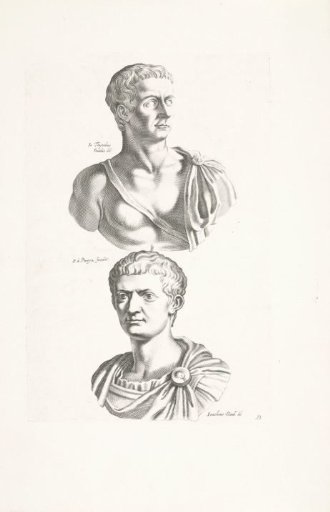 Two Portrait Busts of Emperor Tiberius