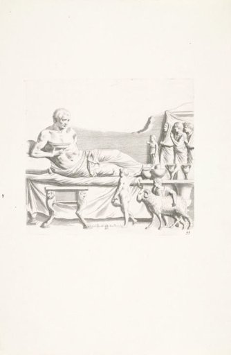 Bas-relief of a Man with a Scale