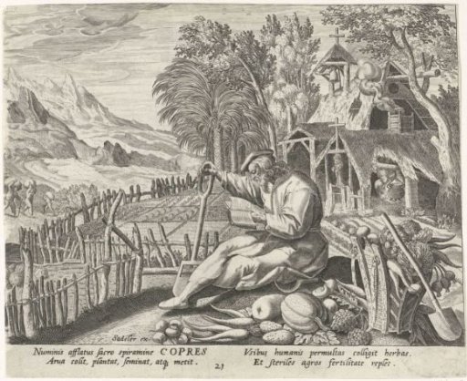 Copres of Egypt as a hermit