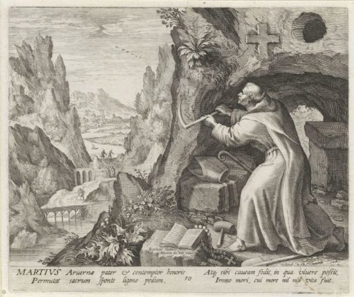 Saint Martius of Auvergne as a Hermit