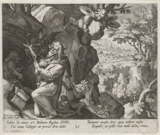 Saint John of Bohemia as a Hermit